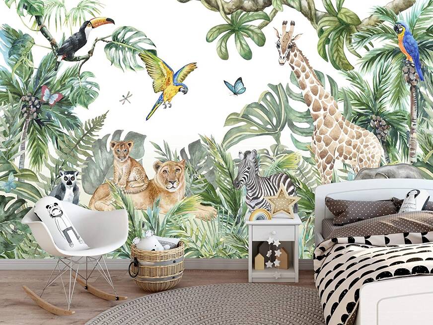 papier peint jungle